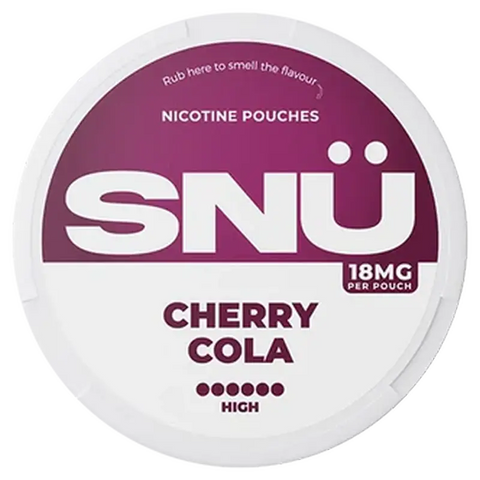 SNÜ Cherry Cola Nicotine Pouches 18mg