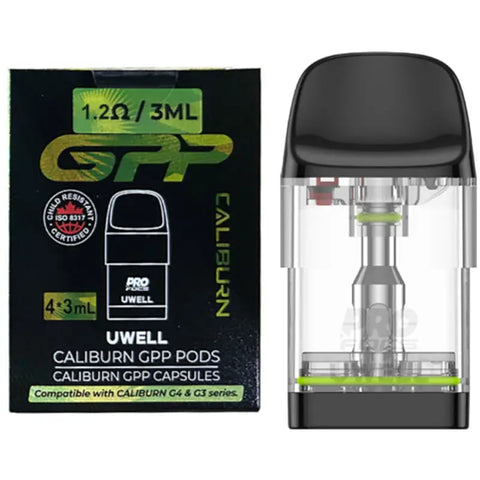 Uwell Caliburn GPP Replacement Pods 1.2ohm XL Topfill (4pcs)
