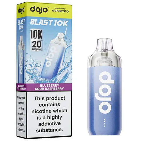 Vaporesso Dojo Blast 10K Prefilled Vape Pod Kit Blueberry Sour Raspberry