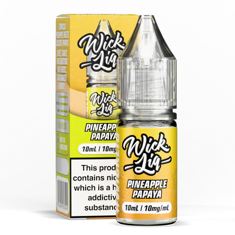 Wick Liq 10ml Nic Salts Pineapple Papaya 10mg