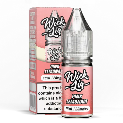 Wick Liq 10ml Nic Salts Pink Lemonade 20mg