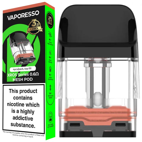 Vaporesso XROS Replacement Pods Corex 3.0 0.6ohm XL