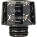 510 black cobra drip tip on clear background