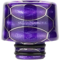 510 purple cobra drip tip on clear background