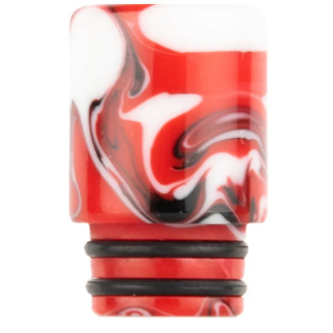 510 Straight Resin Drip Tip Red