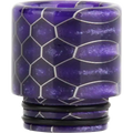 810 purple cobra coloured drip tip on clear background