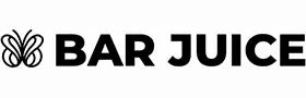 Stylized butterfly icon with "BAR JUICE" text
