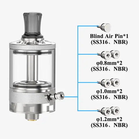 Bi2hop MTL RTA Airflow Pins