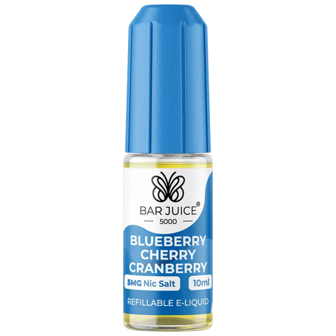 Bar Juice 5000 Blueberry Cherry Cranberry Nic Salt 5mg