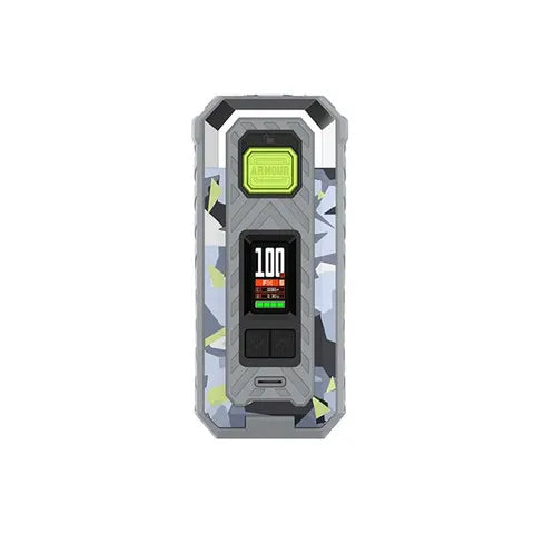 Camo Blue Vaporesso Armour S Mod on white background