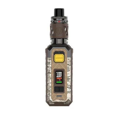 Camo Brown Vaporesso Armour S Kit on white background