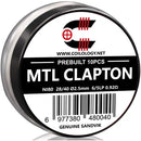 Coilology Prebuilt Sandvik MTL Clapton Coils Ni80 0.92 Ohm