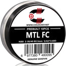 Coilology Prebuilt Sandvik MTL Fused Clapton Coils Ni80 0.60 Ohm