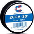 Coilology Sandvik Round Wire 30ft Spools SS316L 26GA