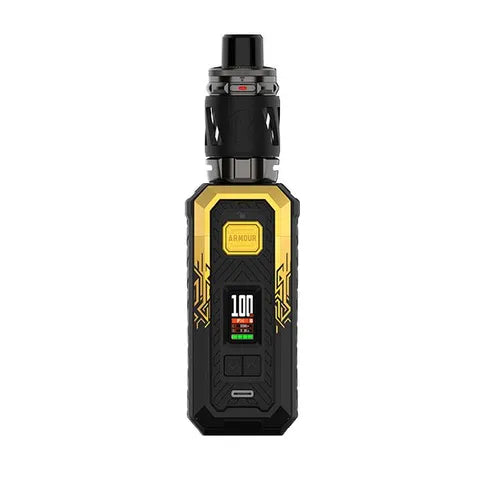 Camo Gold Vaporesso Armour S Kit on white background