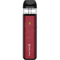 Dovpo Ayce Mini Pod Nacre Red Looking At Front On Clear Background 