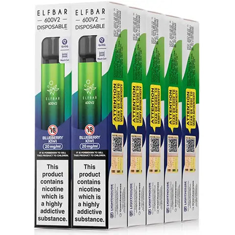 Elf Bar 600 V2 Disposables (Box Of 10)