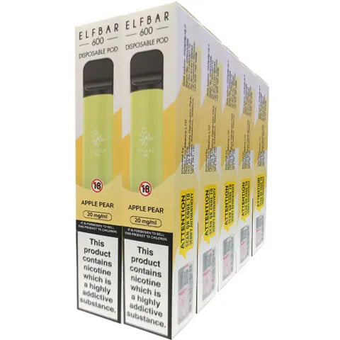 Elf Bar 600 Disposable (Box Of 10)