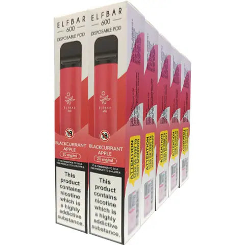 Elf Bar 600 Disposable (Box Of 10)