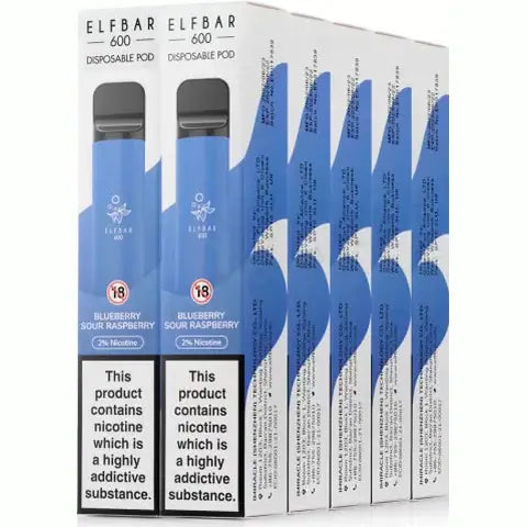 Elf Bar 600 Disposable (Box Of 10)