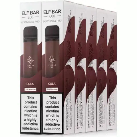 Elf Bar 600 Disposable (Box Of 10)