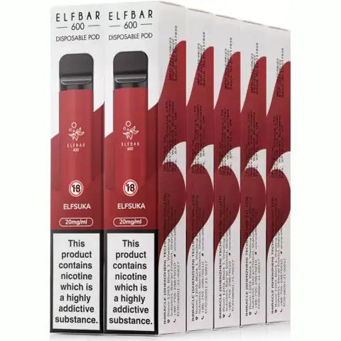 Elf Bar 600 Disposable (Box Of 10)