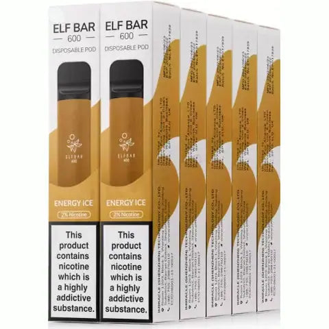 Elf Bar 600 Disposable (Box Of 10)