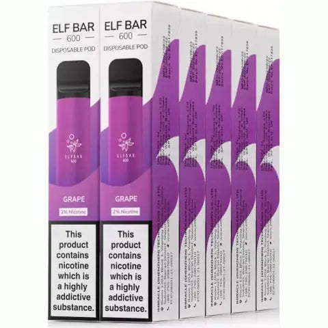 Elf Bar 600 Disposable (Box Of 10)