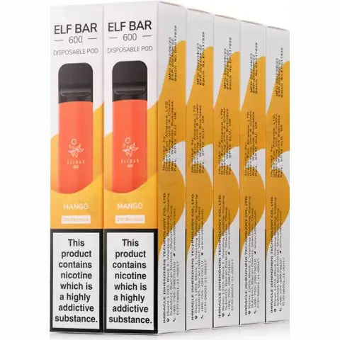 Elf Bar 600 Disposable (Box Of 10)