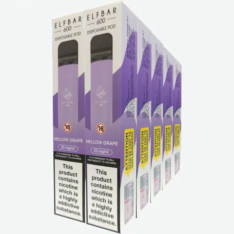 Elf Bar 600 Disposable (Box Of 10)