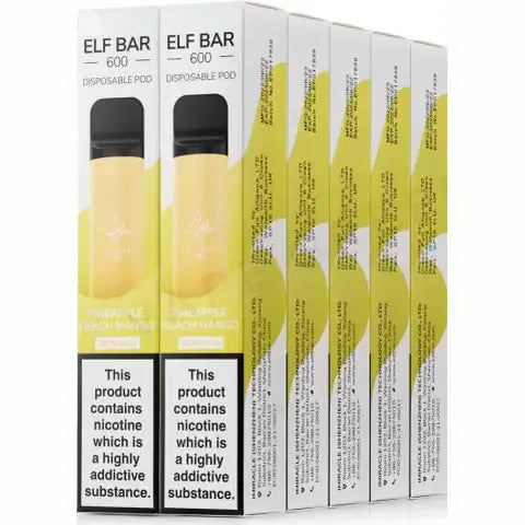 Elf Bar 600 Disposable (Box Of 10)