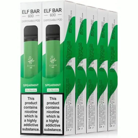 Elf Bar 600 Disposable (Box Of 10)