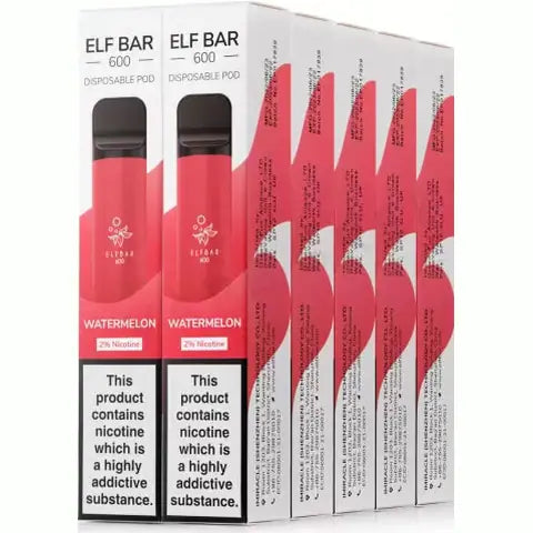 Elf Bar 600 Disposable (Box Of 10)