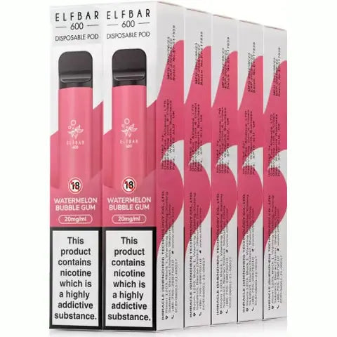 Elf Bar 600 Disposable (Box Of 10)