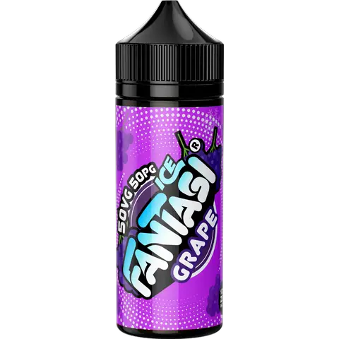 Fantasi 50/50 100ml Grape Ice Clear Background