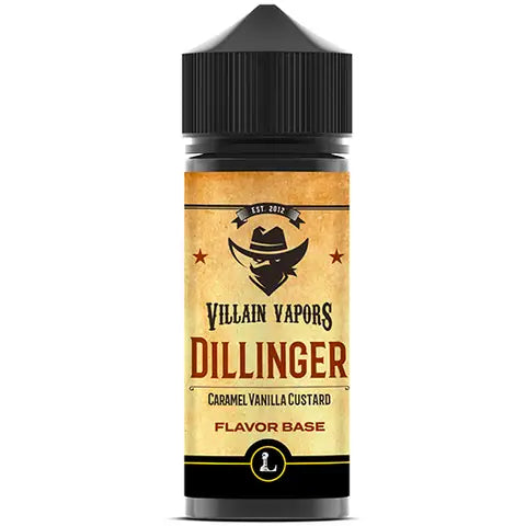 Five Pawns Villain Vapors Dillinger Legacy Collection Bottle on white background