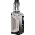 geekvape aegis legend 3 dark gray kit on clear background