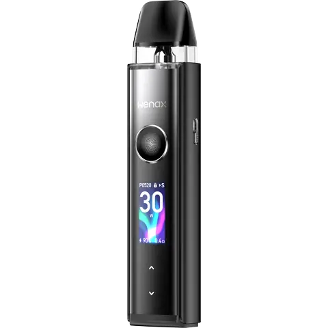 geekvape wenax q pro pod vape kit black on clear background