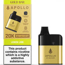 Gold Bar Apollo 20k Pod Vape Kit Lemon Lime