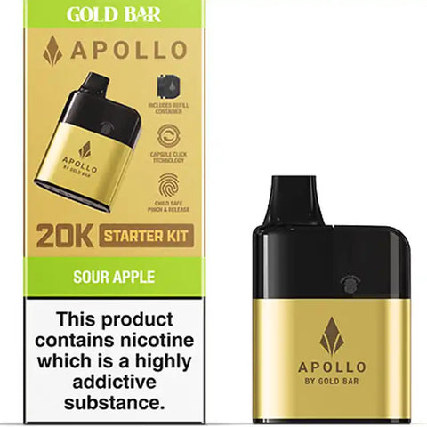 Gold Bar Apollo 20k Pod Vape Kit