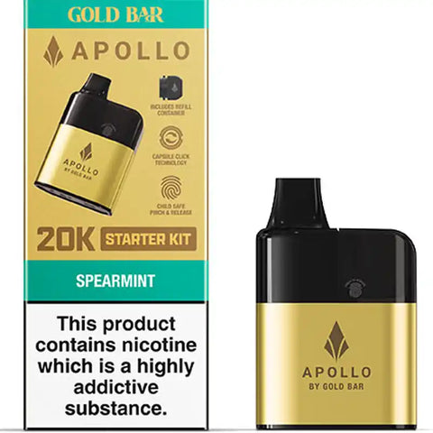 Gold Bar Apollo 20k Pod Vape Kit