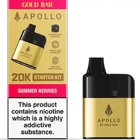 Gold Bar Apollo 20k Pod Vape Kit