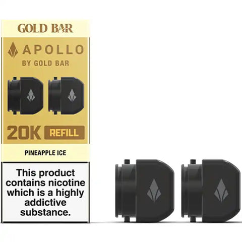 Gold Bar Apollo 20k Prefilled Pods