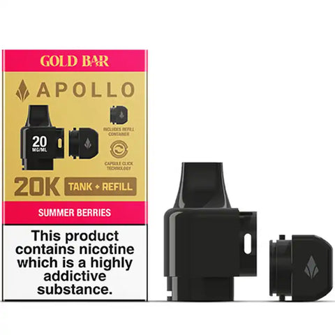 Gold Bar Apollo 20k Replacement Tank