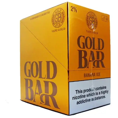 Gold Bar Disposables (Box Of 10)