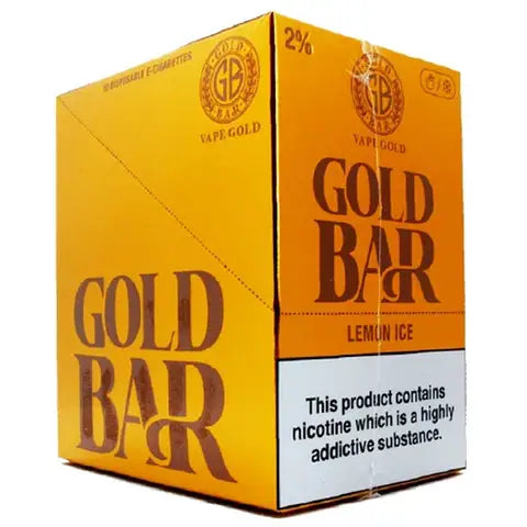 Gold Bar Disposables (Box Of 10)