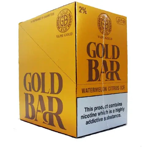 Gold Bar Disposables (Box Of 10)