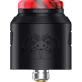 Hellvape Drop Dead 2 RDA Matte Full Black on clear background