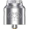 Hellvape Drop Dead 2 RDA Stainless Steel on clear background