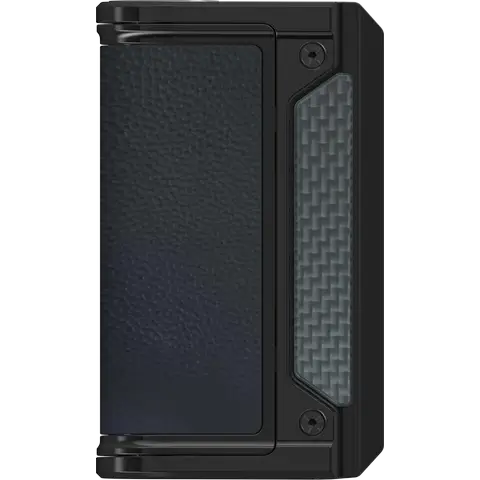 lve therion ii dna250c box mod black side left on clear background